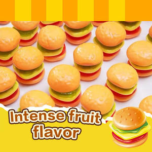 Leckere Hamburger geformte Halal <span class=keywords><strong>Kosher</strong></span> Sanck Food Gummibärchen - Product Image 4