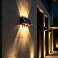 Applique Murale Solaire Extérieure Étanche à LED pour Marches, Rechargeable, pour Jardin, IP65, Personnalisable OEM, Qualité Contrôlée