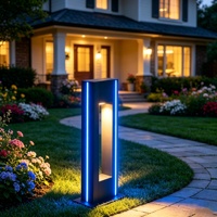 Lumière décorative de jardin extérieur en aluminium LED IP65 étanche, éclairage paysager pour pelouse, cour, passage, jardin
