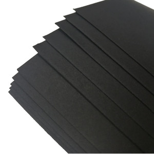 Customized Uncoated Black Craft <b>Paper</b> Sheet Luxury 80gsm~500gsm Coated Cardboard Box Cover Premium Quality - Product Image 4