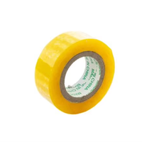 Code HS 39109090 Rouleau géant d'adhésif d'emballage transparent en BOPP, matière première acrylique résistante à la chaleur pour ruban adhésif de scellage de boîtes