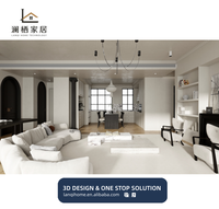 Solution tout-en-un : Dressing modulaire moderne de style Hampton avec comptoir en résine et accessoires de salle à manger