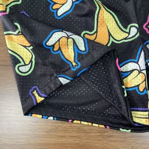 Shorts en maille <span class=keywords><strong>de</strong></span> <span class=keywords><strong>baseball</strong></span> double couche personnalisés avec impression par sublimation et poches latérales – Shorts en maille personnalisés pour jeunes pour le sport - Product Image 6