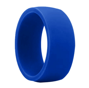 Anello in Silicone Piatto alla Moda e Personalizzato, Larghezza 8,7mm, Anello Sportivo da Uomo per Esterni - Product Image 6