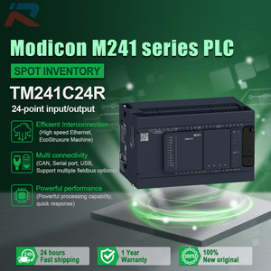 คอนโทรลเลอร์ Sch-neider TM241C24R M241 รุ่นใหม่ของแท้ คอนโทรลเลอร์ PLC แบบตั้งโปรแกรมได้ ซีรีส์ Modicon M241  24 จุดอินพุต/เอาต์พุต TM241C24R - Product Image 1