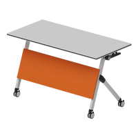 Bureau d'ordinateur pliable minimaliste et durable pour étudiants, avec montage facile, table d'étude mobile