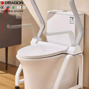 Assist Aid Flip up Heavy Duty Accoudoir Cadre Installation Facile Pliable Handicapé Toilette Grab Rail Personnes Âgées Handicapées Toilette Rails - Product Image 6