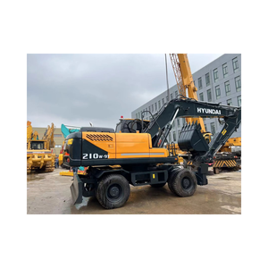 Hyundai 210w-9 original, excavadora usada, 21ton, Hyundai 210w-9, excavadora de ruedas usada para la construcción - Product Image 1