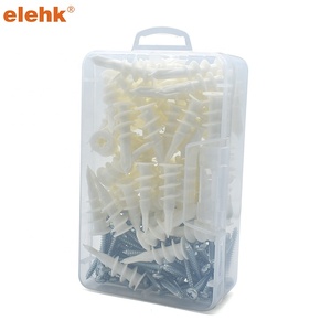 Elekh 13*42mm Nylon Wanda nker Kit 25 25 Trockenbau schraube Trockenbau Wand stecker Schraube Anker Kits 25 Nylon Wanda nker 25 Schrauben - Product Image 1