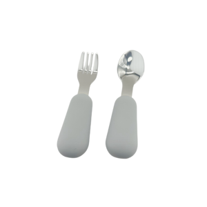 Cuchara y Tenedor de Acero Inoxidable de Grado Alimenticio para Bebés, Ecológicos, Libres de BPA y Ftalatos, Cubiertos para Niños Pequeños, Vajilla Infantil - Product Image 2
