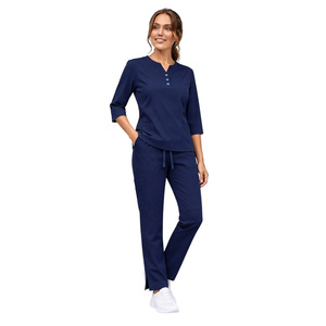 Tenues médicales <span class=keywords><strong>TikTok</strong></span>, ensembles de blouses d'hôpital, uniformes unisexes pour infirmières, vêtements de travail sur mesure pour médecins, polyester Dobby, impression personnalisée de haute qualité - Product Image 6