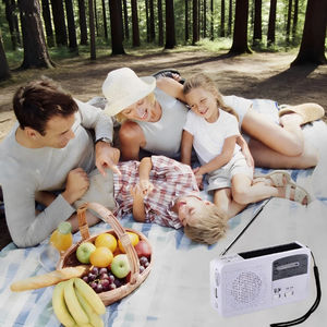 Radio Portátil Alecter APH-SR21 con Manivela y Energía Solar, Luz LED Integrada, Cargador de Emergencia para Teléfono - Product Image 2