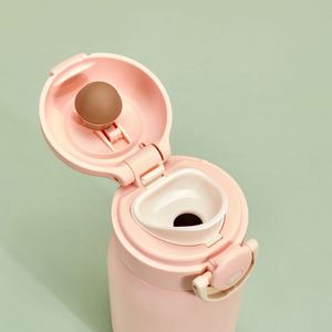 Venta al por Mayor de Vasos Infantiles de Acero Inoxidable 304 de 350 ml, Doble Pared, Aislamiento al Vacío, Ligeros, Portátiles, con Tapa y Asa, 6-12 Horas - Product Image 3