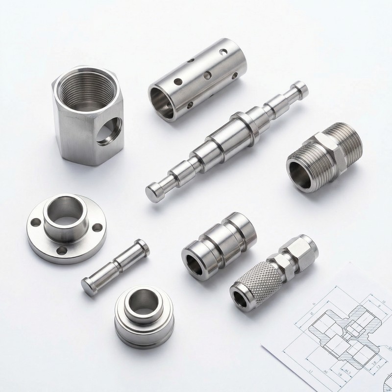 Custom CNC Turning 316L Stainless Steel