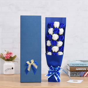 Cadeau créatif pour petite amie, bouquet de 18 roses en savon, boîte cadeau, Saint-Valentin, fête des mères, Noël, fleur artificielle - Product Image 5