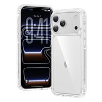 Coque de téléphone transparente adaptée à l'iPhone 18promax, anti-chute et anti-jaunissement, motif personnalisable
