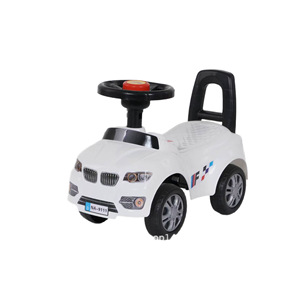 Ride On Car For Kids 2 To 4 Years <b>Plastic</b> Push Walker Toy Car Unisex Red With Black Handle And Steering <b>Wheel</b> - Product Image 2