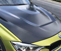 Capot en fibre de carbone style GTS pour BMW Série 3/4 F30 F80 M3 (2012-2019) avec aérations fonctionnelles pour l'extraction de chaleur