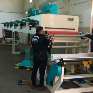 Compact OPP Adhesive Packing Tape Manufacturing Machine Glue Coating Machine Bopp Jumbo Rolls Production Machine
