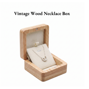 Boîte d'emballage personnalisée en bois pour collier, fabricant de boîtes à pendentifs en bois, fournisseur de boîtes à bijoux avec insert en velours, Vietnam - Product Image 1