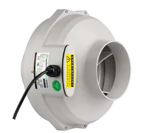 Jeek nhựa kiểm soát tốc độ 6 "inch pf150w 110V 115W phòng tắm thủy canh Radon xả AC EC Quạt ống ly tâm - Product Image 4