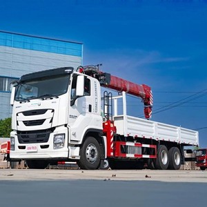 รถบรรทุกติดเครน ISUZU Giga 12 ตัน 6x4 บูมไฮดรอลิกแบบยืดหดได้ พร้อมเครนสำหรับขาย - Product Image 4