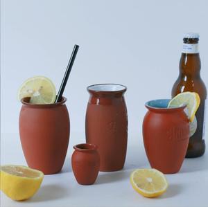 Tazze di argilla naturale tazze <span class=keywords><strong>bicchieri</strong></span> per bevande calde e fredde accettano Logo personalizzato tazze <span class=keywords><strong>da</strong></span> caffè in ceramica artigianali tazza di Cantaritos - Product Image 5