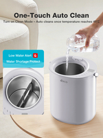 Humidificateur à brume chaude 4,2 L à remplissage par le haut avec veilleuse LED et technologie de brume pure pour la maison, le bureau et la chambre