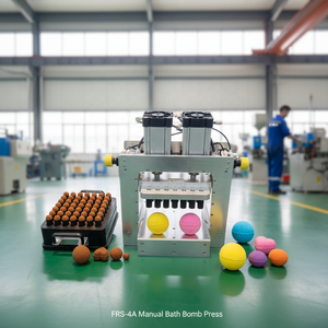 Molde de doble <span class=keywords><strong>prensa</strong></span> para bombas de baño, máquina popular para prensar bolas de sal, barras de champú y vaporizadores de ducha - Product Image 2