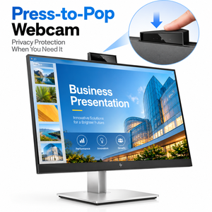 Moniteur de conférence QHD IPS E27m G4 27 pouces avec webcam 5MP et station d'accueil PD 65W pour entreprises – Vente en gros - Product Image 3