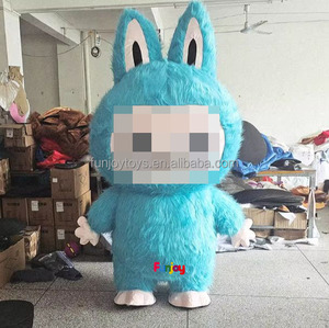 Disfraz de Mascota Inflable de Personaje Navideño Labubuu de Cuerpo Completo para Adultos al Por Mayor para Halloween - Product Image 6