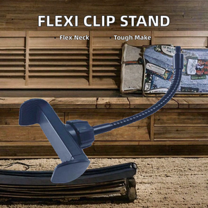 Soporte Flexible con Clip para Teléfono con Luz LED de Anillo y Manguera Flexible de 1/4 de Pulgada para Teléfonos Móviles, para Usar en la Cama o el Escritorio - Product Image 2