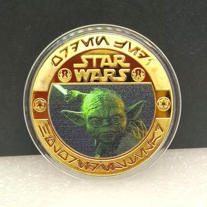 5 Tipos de Medallas Conmemorativas de Star Wars, Monedas de Anime de Dibujos Animados para Bodas y Cumpleaños - Product Image 3