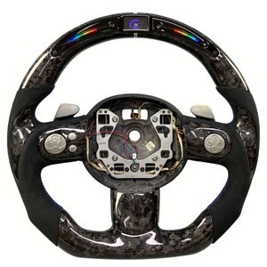 Volante de Coche Personalizado de Cuero y Fibra de Carbono Forjada para <span class=keywords><strong>Mini</strong></span> <span class=keywords><strong>Cooper</strong></span> Jcw R50 R52 R53 R55 R56 R57 R60 R61 F55 F56 F57 F54 F60 - Product Image 4