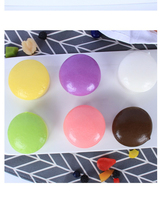 Jouet Squishy Gâteau Multicolore à Rebond Lent, Jouet Adhésif Doux, Simulation de Dessert à Presser, Anti-Stress, Décompression, Cadeau de Fête