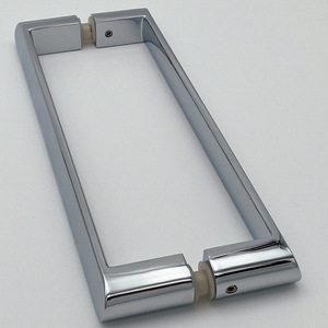 Poignée de porte de douche Kellyto K210A en alliage de zinc, 216 mm, chromée, accessoire de salle de bain moderne - Product Image 2