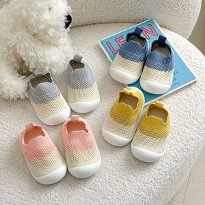 Automne printemps infantile décontracté chaussures légères bébé enfant en bas âge semelles souples avec maille tricotée respirante pour 0-3 ans - Product Image 3
