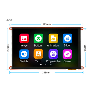 Pantalla HMI Guition de 7.0 Pulgadas y 1024x600 |   IPS capacitivo/sin función táctil, 400MHz, software editable, compatible con LVGL, pantalla HMI Guition de 7 pulgadas W882 - Product Image 1