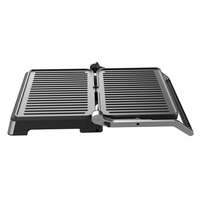 Parrilla con Pantalla Digital Anbolife, Solo Venta al Por Mayor, Apertura Completa de 180 Grados, Saludable, 10 Programas Diferentes, Placa con Revestimiento Antiadherente