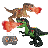CQZNRC Dinosaurio T-Rex de Juguete con Control Remoto, 2.4G, con Luces y Sonido, Camina de Forma Mecánica, para Niños