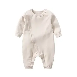 Hersteller Hot Sale Baby Infant Aprikose Enger Overall Langarm Neugeborene Baby Overalls Alle Baby Boy Jumps uit
