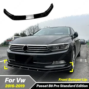 Kit d'accessoires de décoration extérieure pour pare-chocs avant de voiture, version européenne B8 2016 2017 2018 2019 - Product Image 1
