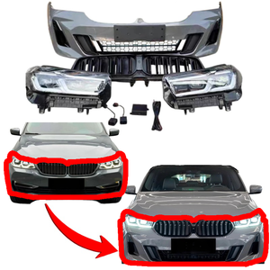 Support technique pour <span class=keywords><strong>BMW</strong></span> Série 6 630i Facelift et mise à niveau : <span class=keywords><strong>Pare</strong></span>-chocs avant, phares LED, calandre, matériau PP premium, prix d'usine - Product Image 1