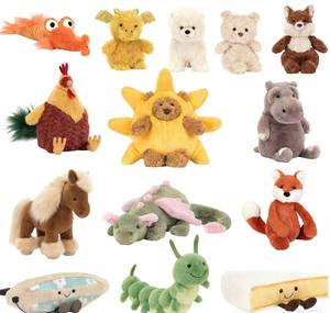 Peluche <span class=keywords><strong>de</strong></span> Felpa Súper Suave JC Barcelona, Oso, Dragón, Zorro, Gallo, Relleno <span class=keywords><strong>de</strong></span> Algodón PP, Material <span class=keywords><strong>de</strong></span> Terciopelo, Juguete para Niños, Regalo Unisex para Jóvenes - Product Image 2