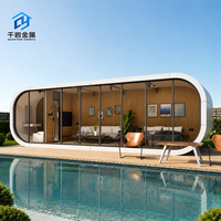 Cabine préfabriquée Apple personnalisée de 20 pieds et 40 pieds, fabriquée en usine, cabine modulaire portable pour hôtel, complexe hôtelier et projet de camping