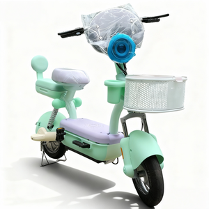 Vélo Électrique Urbain <span class=keywords><strong>Femme</strong></span> 14 Pouces Nouvelle Arrivée Offre Spéciale Moteur Brushless Double Suspension Assistance au Pédalage Numérique avec <span class=keywords><strong>Panier</strong></span> 48V - Product Image 6