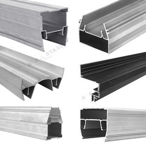 Architectural Project Stretching Ceiling Lights Wall Lamps Black Stretch <strong>Profile</strong> Oem Odm Custom <strong>Industrial</strong> <strong>Aluminum</strong> <strong>Profiles</strong> - Product Image 1