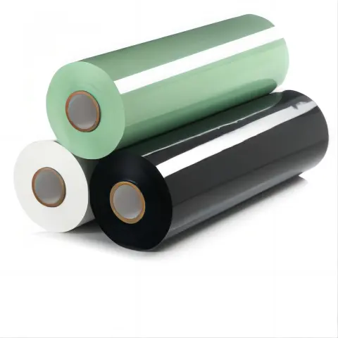 녹색과 흰색 500 mm 750 mm LDPE 플라스틱 건초 베일 랩 잔디 농업용 사일리지 랩 필름