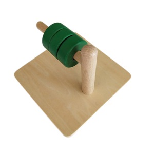 Set Montessori per la Vita Pratica ed Esplorazione Matematica, Telaio in Legno per Cucito, Blocchi per l'Ordinamento delle Forme, Dischi Colorati e Cubi per la Misurazione, Abilità Quotidiane - Product Image 5
