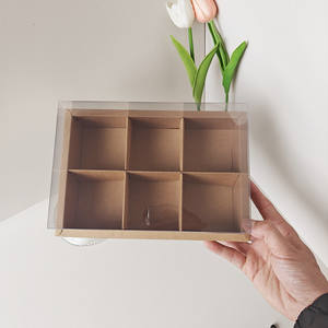 Boîtes à pâtisserie blanches pour cupcakes, beignets, bento avec couvercle transparent, laminage mat, emballage alimentaire en papier pour gâteaux, cupcakes - Product Image 5